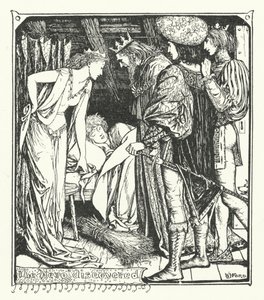 The Hero Discovered (gravering) af Henry Justice Ford