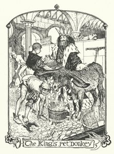 Kongens kæledyrsæsel (gravering) af Henry Justice Ford