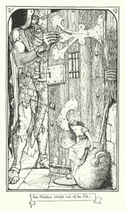 Jomfruen kravler ud af gryden (gravering) af Henry Justice Ford