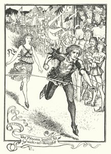 Prinsessen slået af Quick-as-Thought (gravering) af Henry Justice Ford