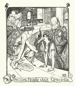 Søfolket besøger Graziella (stik) af Henry Justice Ford