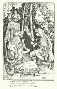De forkerte hoveder på de forkerte kroppe (gravering) af Henry Justice Ford