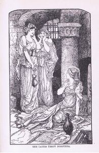 Damerne frister Dorethea, 1912 af Henry Justice Ford