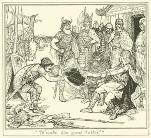 "At få ham til at blive højere" (gravering) af Henry Justice Ford