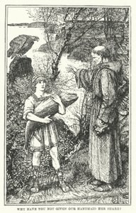Hvorfor har du ikke givet vores tjenerinde hendes del? (litho) af Henry Justice Ford