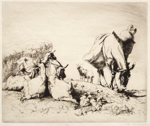 En vejkant i Spanien af Henry Keller
