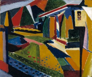 Abstrakt Landskab, 1915-1916.