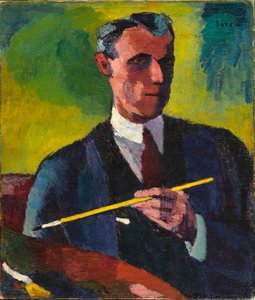 Selvportræt, 1910-1913. af Henry Lyman Saÿen