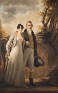 Hr og fru Campbell af Kailzie (mezzotint) af Henry Macbeth Raeburn