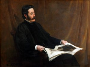 Sir James George Frazer (olie på lærred) af Henry Macbeth Raeburn