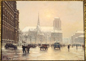 Notre-Dame set fra Place de l