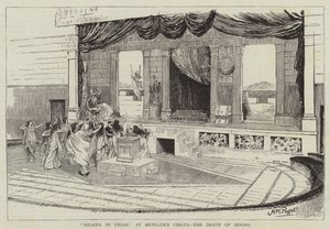 Helena i Troas, ved Henglers Cirkus, Oenones Død af Henry Marriott Paget