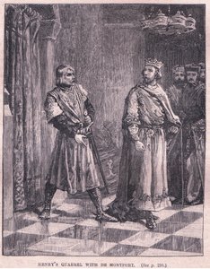 Henriks skænderi med De Montford af Henry Marriott Paget