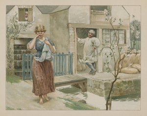Hej, den støvede møller (chromolitho)