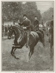 King Georges daglige tur i Hyde Park af Henry Marriott Paget