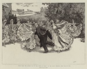 Scene fra anden akt af Vicar of Bray på Savoy Theatre, Pas de Cinq