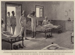 The Advance in the Soudan, en inspektion på Militærhospitalet i Wady Halfa af Henry Marriott Paget