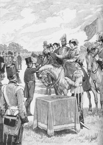 Dronningen præsiderer ved den første uddeling af Victoria Cross, c1890 af Henry Marriott Paget