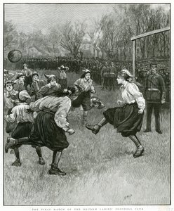 Den første kamp i British Ladies