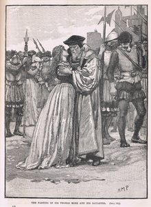 Afskeden mellem Sir Thomas More og hans datter 1534 af Henry Marriott Paget