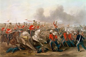 Angrebet af den 16. Dronningens egne Lancers i slaget ved Aliwal