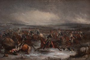 Opladning af fransk kavaleri ved Waterloo