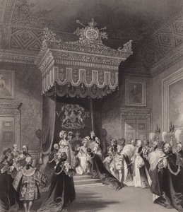 Dronning Victoria på tronen, St James