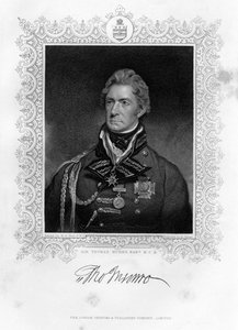 Sir Thomas Munro 1761-1827, skotsk soldat og statsmand, 1800-tallet.