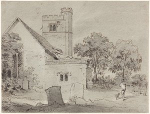 Aldenham Kirke, Hertfordshire af Henry Monro