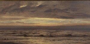 Stranden, Aften af Henry Moore