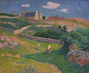 Bretonsk landskab af Henry Moret
