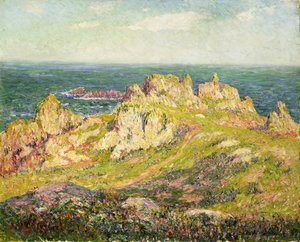 Klipper ved Havet; Klipper ved havet, af Henry Moret