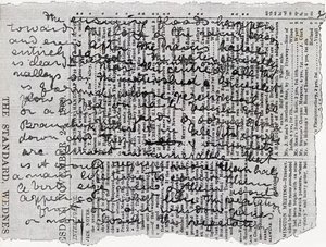 Fragment af Stanleys dagbog, illustration fra 