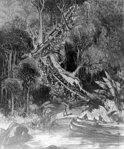 Hauling Canoes Up Inkisi Falls, udgivet 