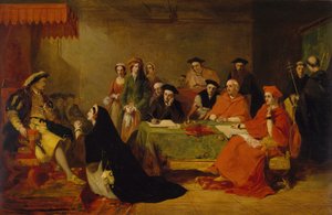 Retssagen mod dronning Catherine af Aragon, 1848.