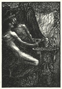 Matthew Arnold digt: Mycerinus (gravering) af Henry Ospovat