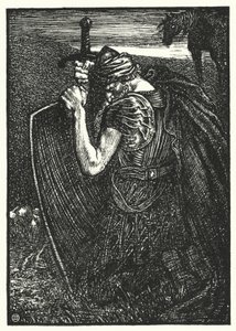 Matthew Arnold digt: Sohrab og Rustum (gravering)