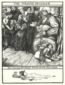 Matthew Arnold digt: The Strayed Reveler (gravering) af Henry Ospovat