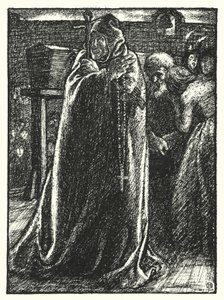 Shakespeares sang: "Fear no more" (litho) af Henry Ospovat