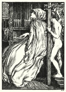 Shakespeares sonetter, sonet C (litho) af Henry Ospovat