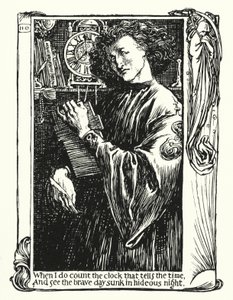 Shakespeares sonetter, sonet XII (litho)