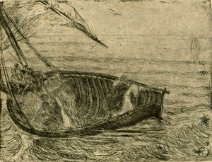 Kristus går på vandet af Henry Ossawa Tanner