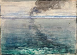 Crossing the Atlantic Return Home, 1894. af Henry Ossawa Tanner