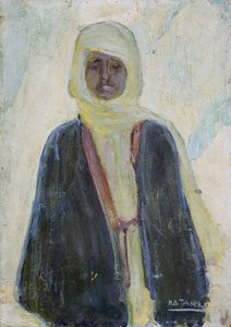 Marokkansk mand (olie på panel) af Henry Ossawa Tanner