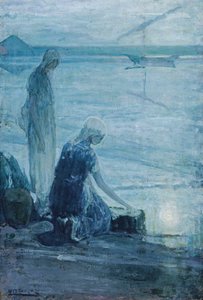 Moses i Bullrushes, 1921. af Henry Ossawa Tanner