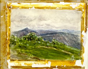 Mountain Landscape, Highlands, North Carolina, 1889. af Henry Ossawa Tanner