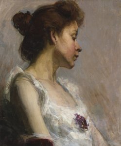 Portræt af kunstnerens hustru, 1897.