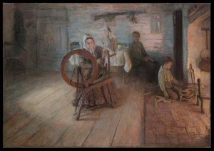 Spinning ved ild af Henry Ossawa Tanner