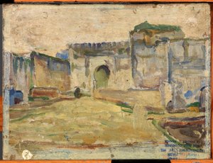 Gadebillede, Tanger (kreneleret arkitektur) af Henry Ossawa Tanner