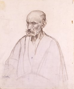 Studie for disciplen Peter af Henry Ossawa Tanner